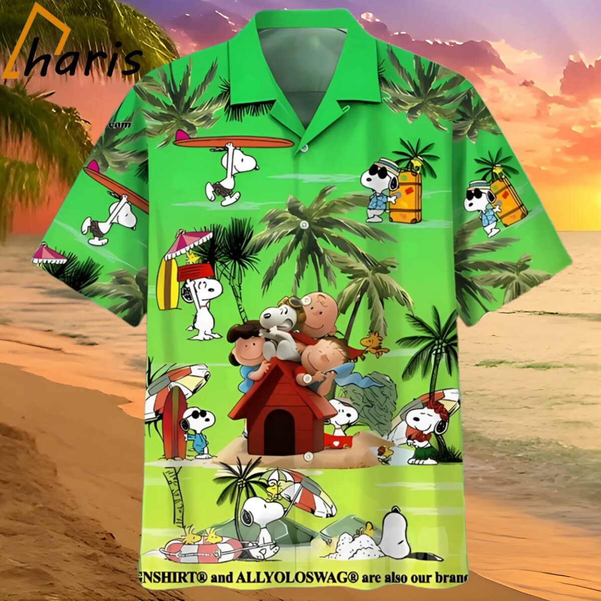 Summer Snoopy Characters All Over Print Hawaiian Shirt 2 2