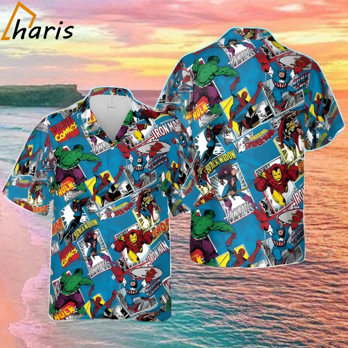Super Heroes Marvel Hawaiian Shirt Gift For Friends 1 1