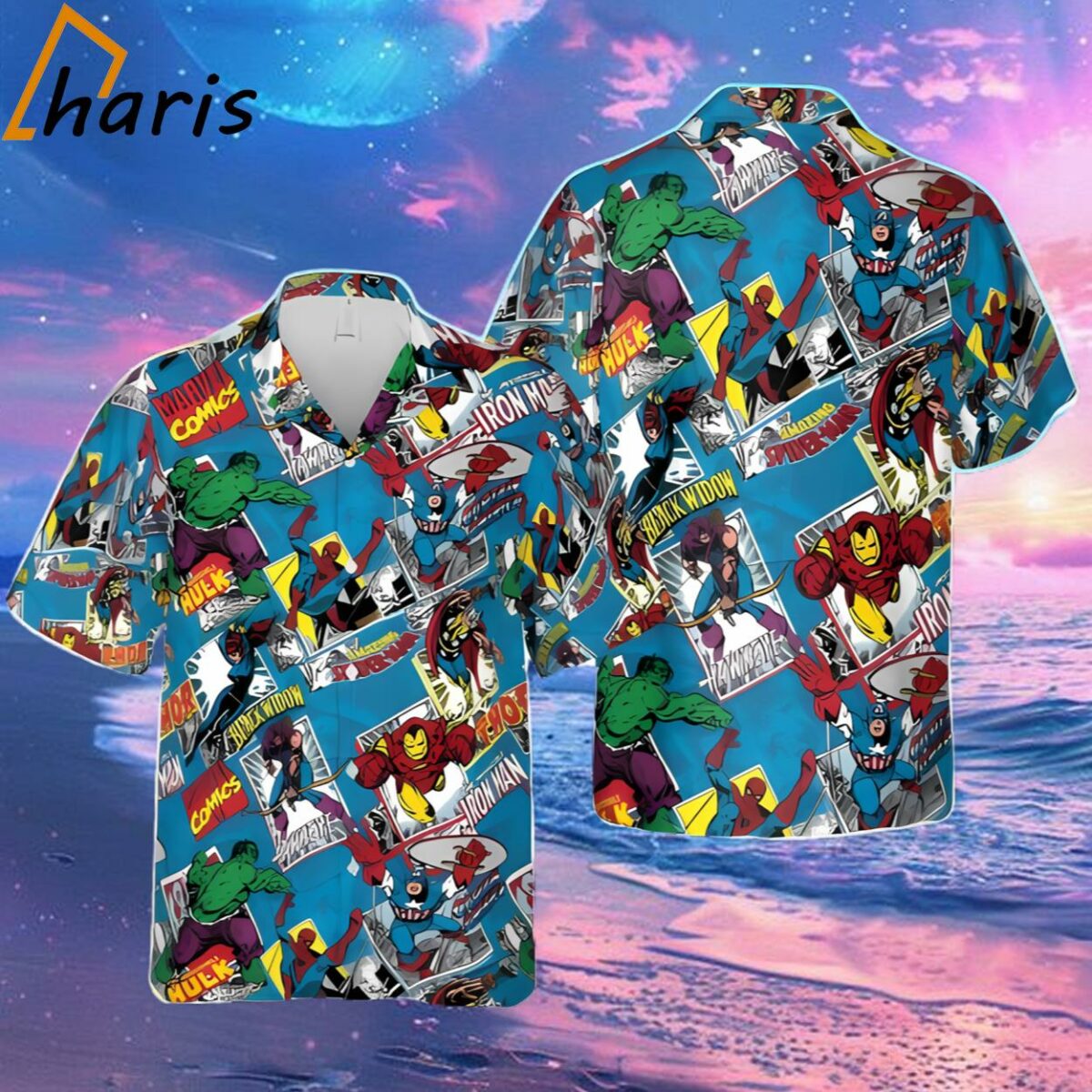 Super Heroes Marvel Hawaiian Shirt Gift For Friends 2 2