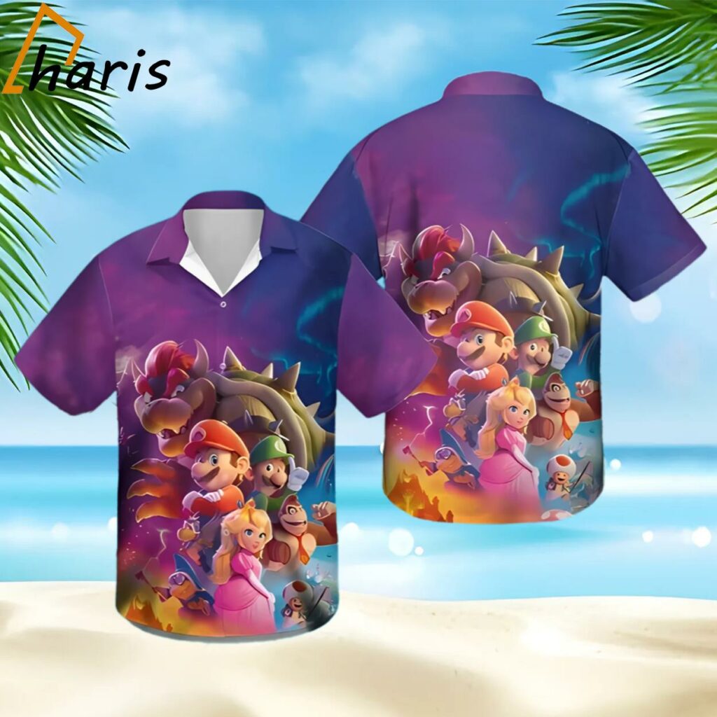 Super Mario And Friends Beach Hawaiian Shirt