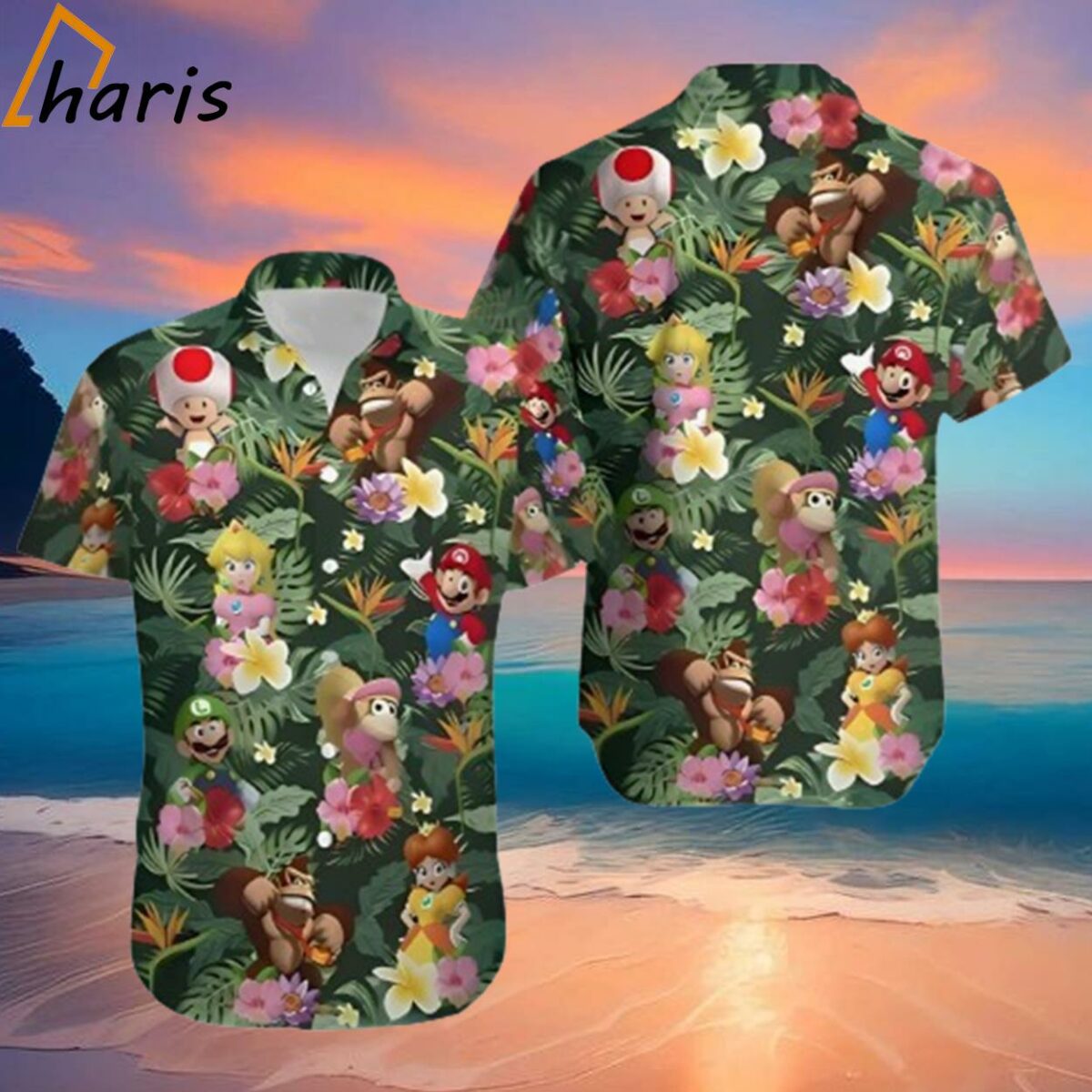 Super Mario Bros Beach Lover Hawaiian Shirt 2 2