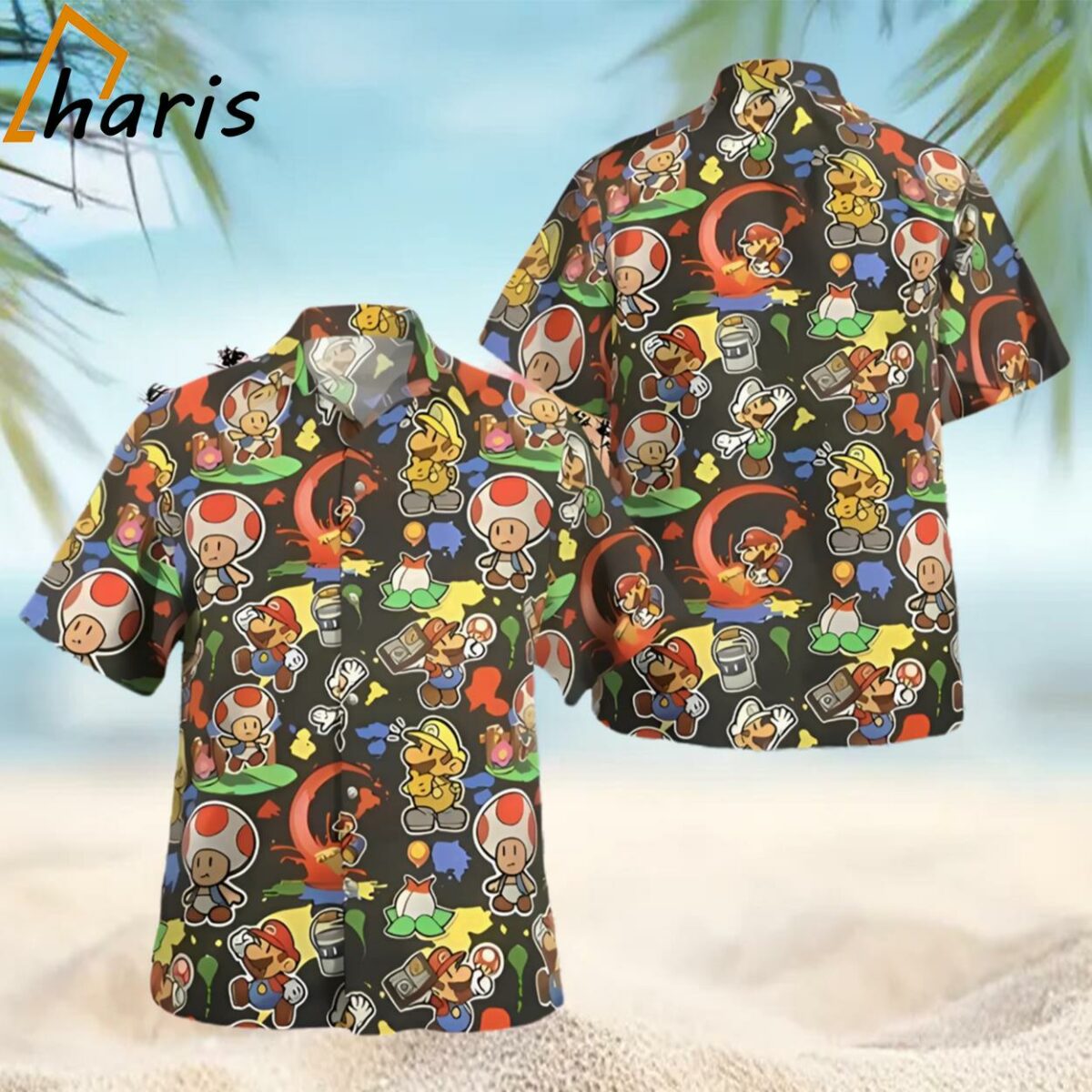 Super Mario Luigi Toad Hawaiian Shirt 1 1