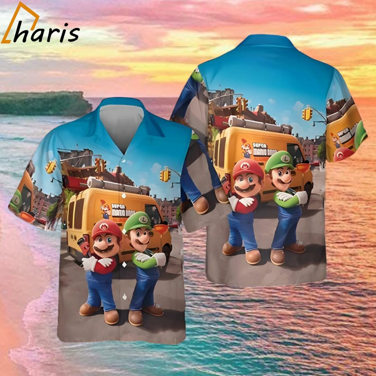 Super Mario Sunshine Hawaiian Shirt 1 1