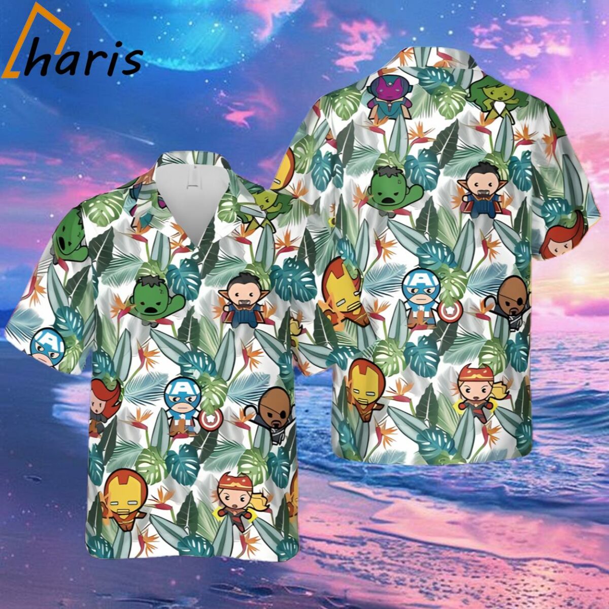 Superhero Beach Holiday Hawaiian Shirt For Summer Vacation 2 2