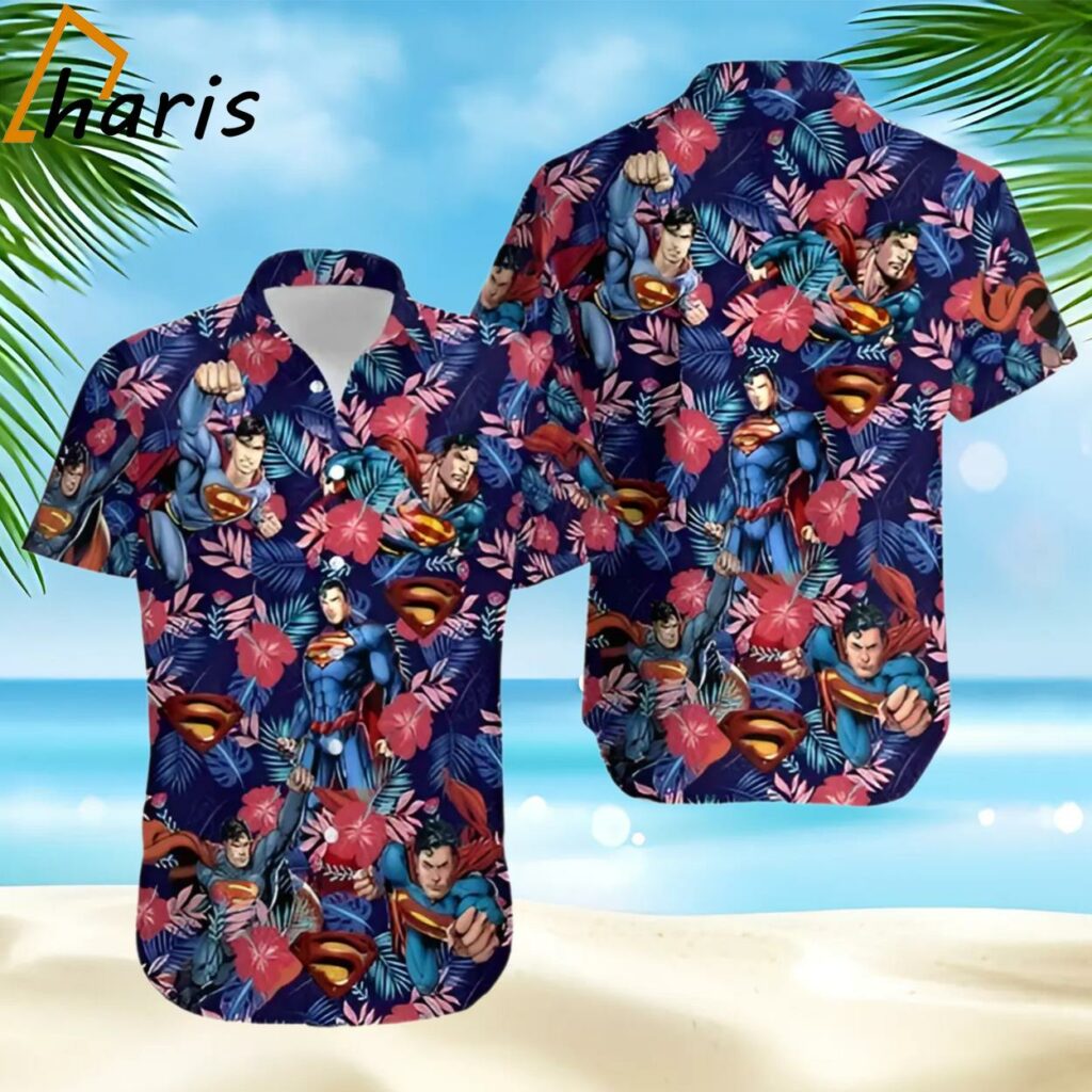 Superheroes Movie Fans Love Superman Tropical Summer Hawaiian Shirt