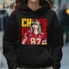 Taylor Hearts Kelce in Chiefs Shirt 5 Hoodie