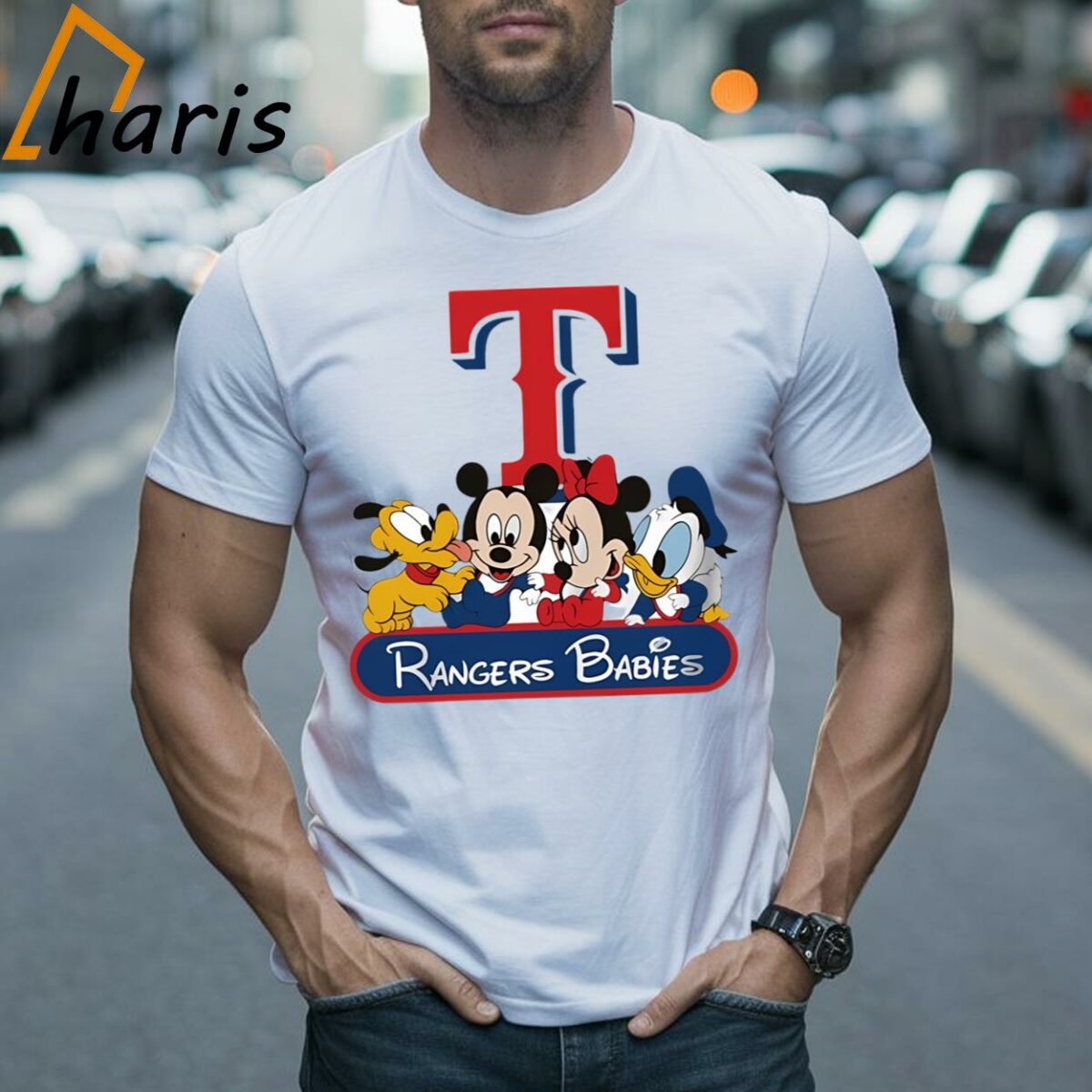 Texas Rangers Babies MLB Disney Mickey And Friends Shirt 2 Shirt