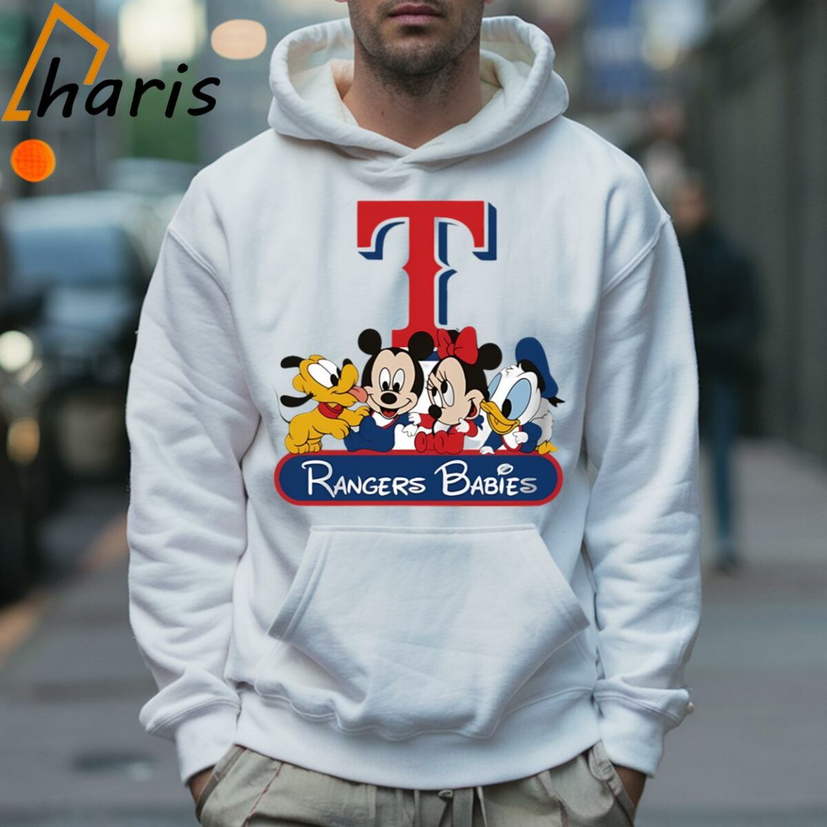 Texas Rangers Babies MLB Disney Mickey And Friends Shirt 5 Hoodie