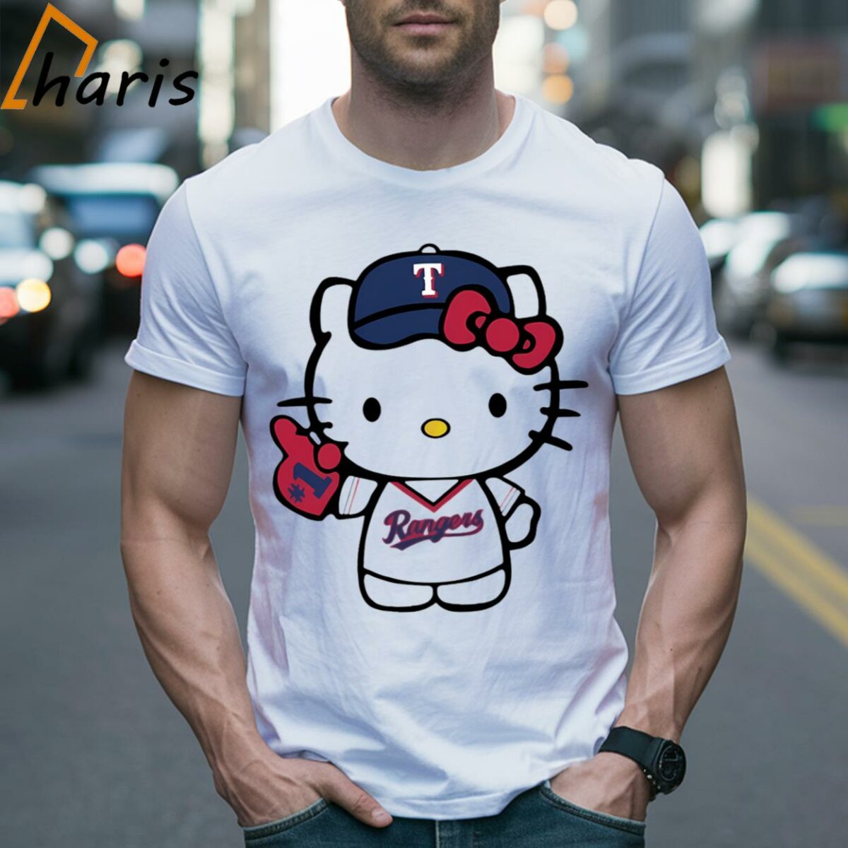 Texas Rangers Baseball Hello Kitty Shirt 2 Shirt