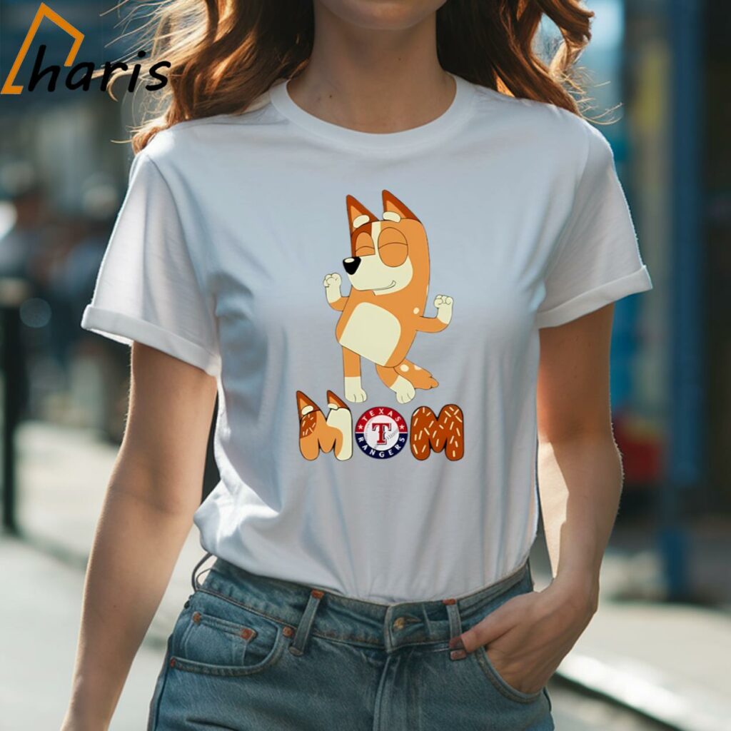 Texas Rangers Baseball Logo Bingo Mom T-shirt