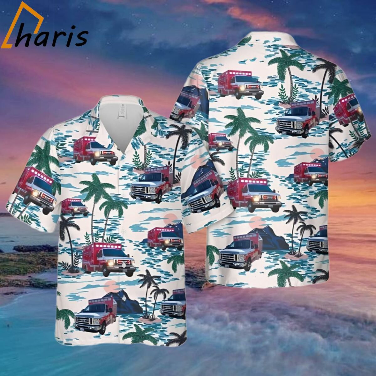 Texas Rockwall County Ems Unique Design Button Down Hawaiian Shirt 1 1