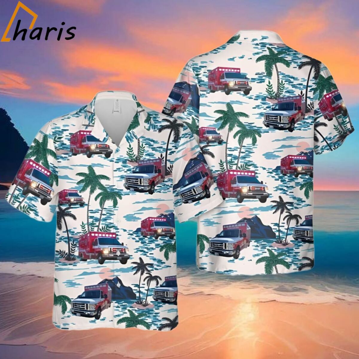 Texas Rockwall County Ems Unique Design Button Down Hawaiian Shirt 2 2