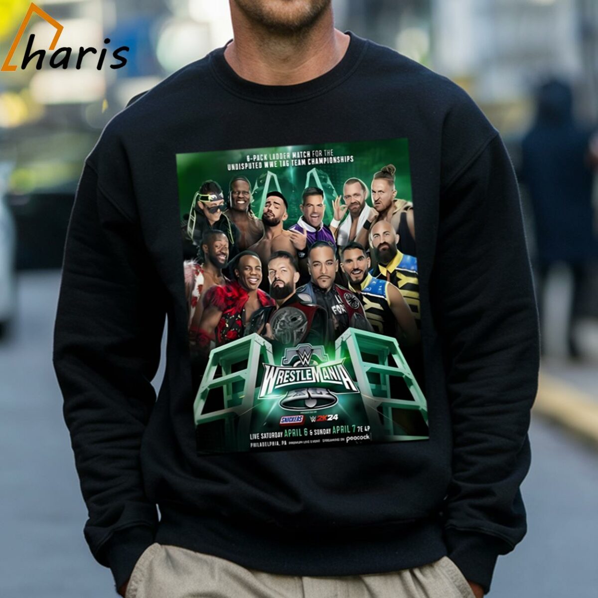 The 6 pack Ladder Match For The Undisputed Wwe Tag Team Championships T shirt 4 Sweatshirt