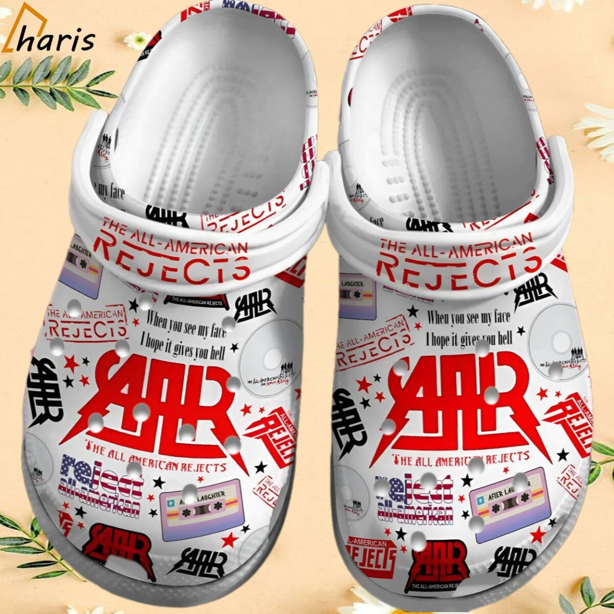 The All American Rejects Music Crocs Shoes 1 1