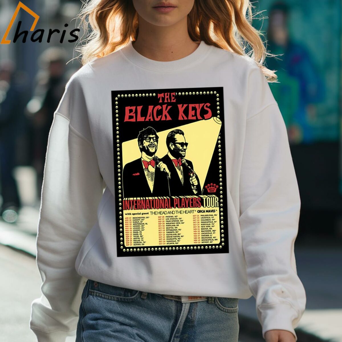 The Black Keys International Players Tour Poster T shirt 3 Sweatshirt