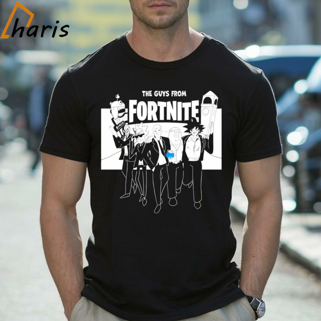 The Guys From Fortnite Characters Cartoon Movie Shirt