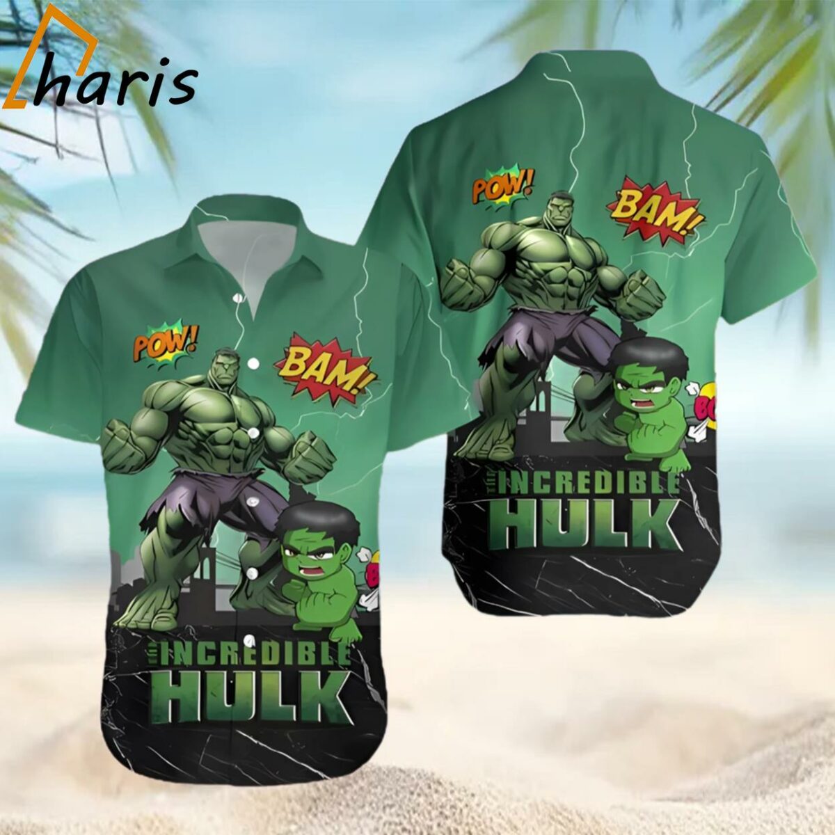 The Incredible Hulk Avenger Superhero Comic Hawaiian Shirt 1 1