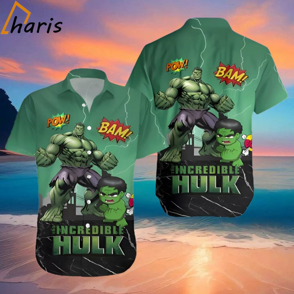 The Incredible Hulk Avenger Superhero Comic Hawaiian Shirt