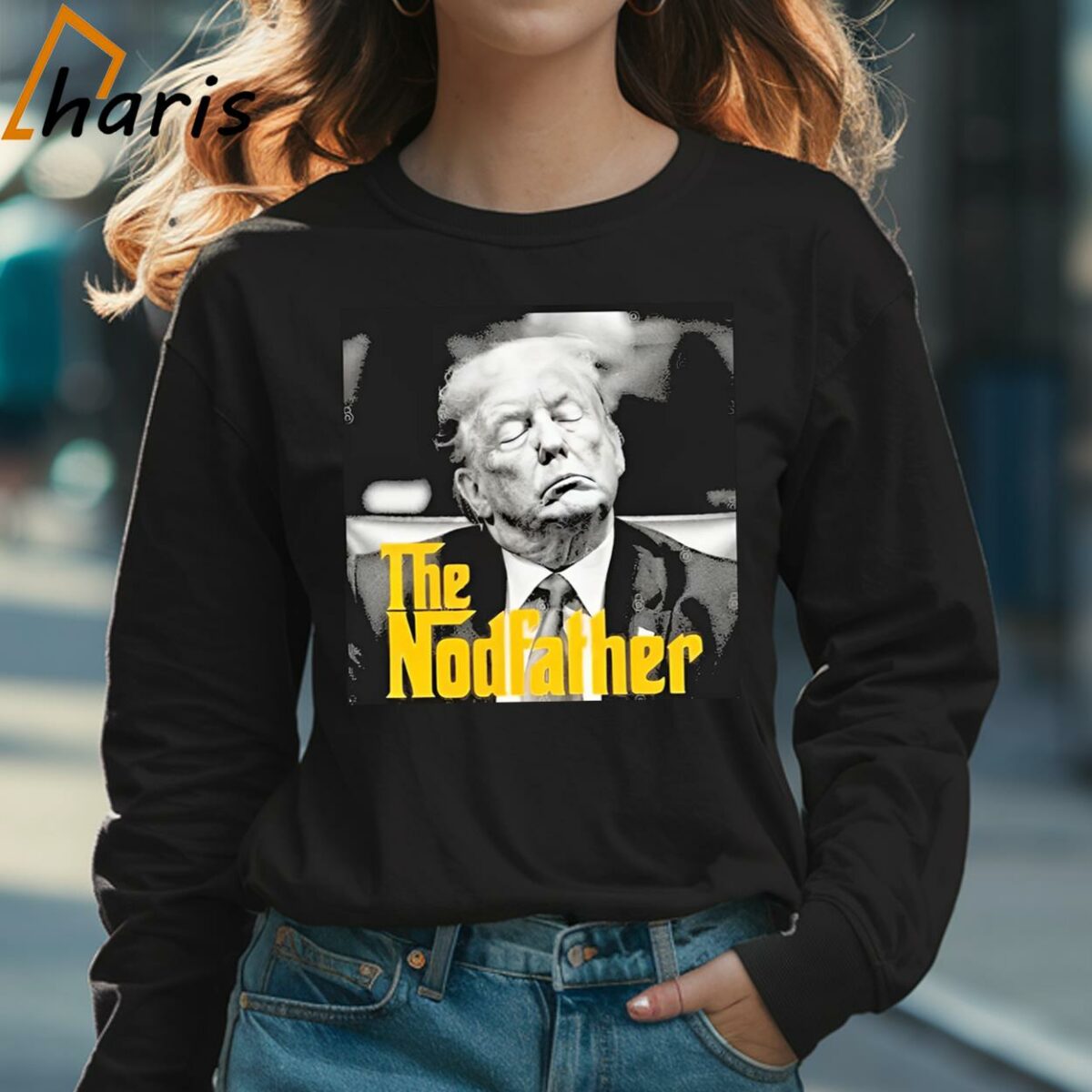 The Nodfather Donald Trump T Shirt 3 Long sleeve shirt