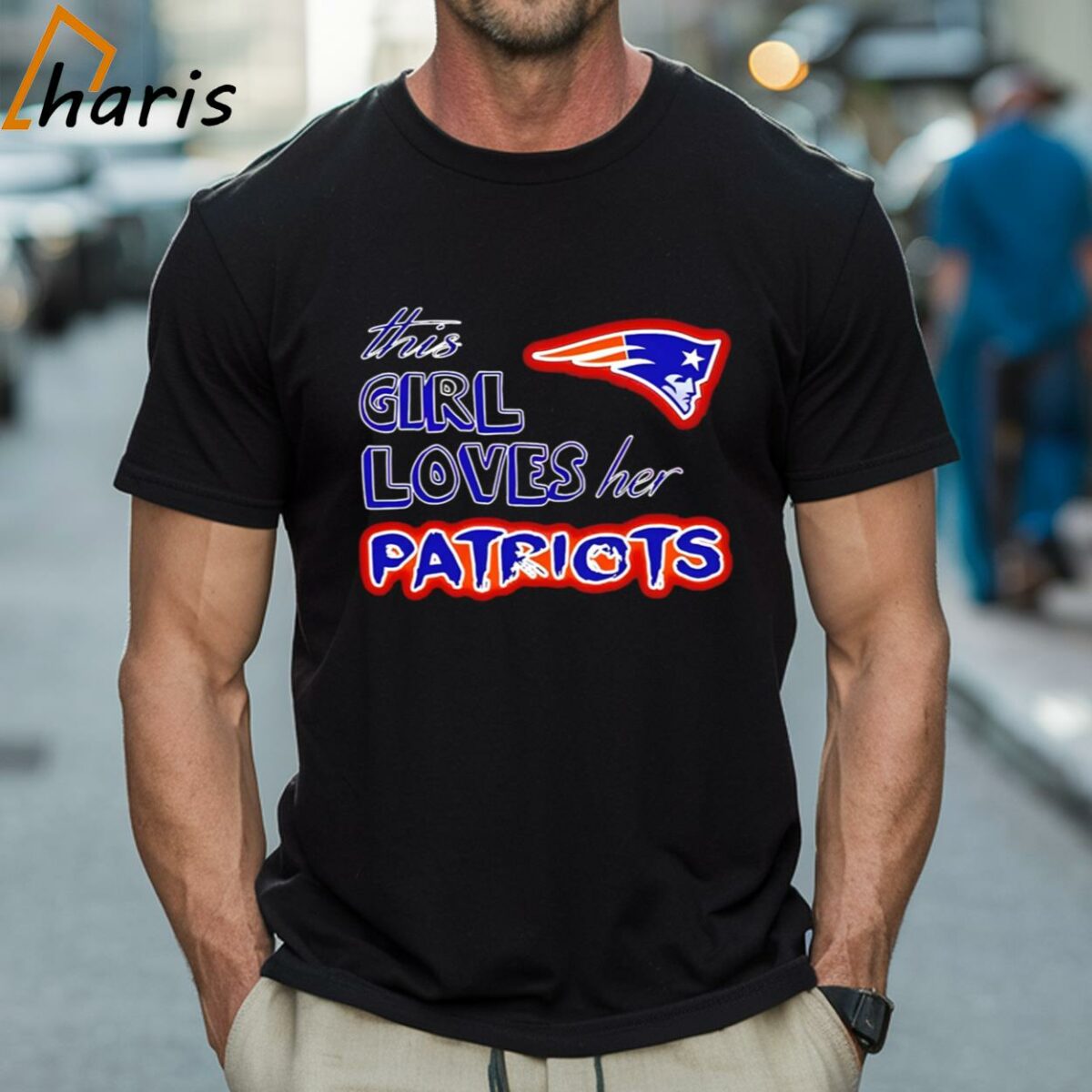 This Girl Loves Her New England Patriots Shirt 1 Shirt