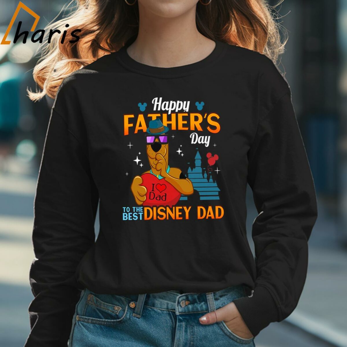 Tigger I Love Dad To The Best Disney Dad T shirt 3 Long sleeve shirt