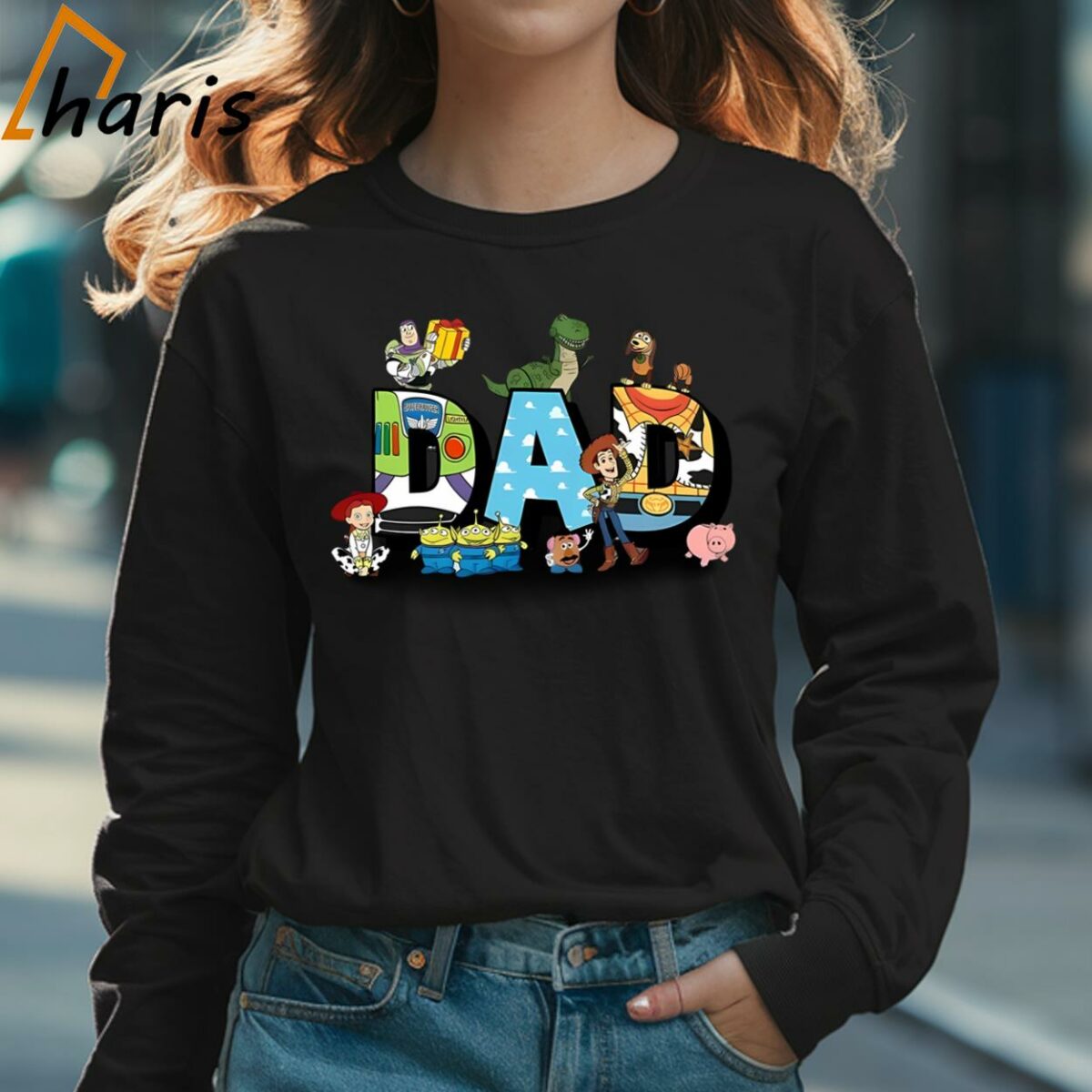Toy Story Characters Disney Dad Shirt 3 Long sleeve shirt
