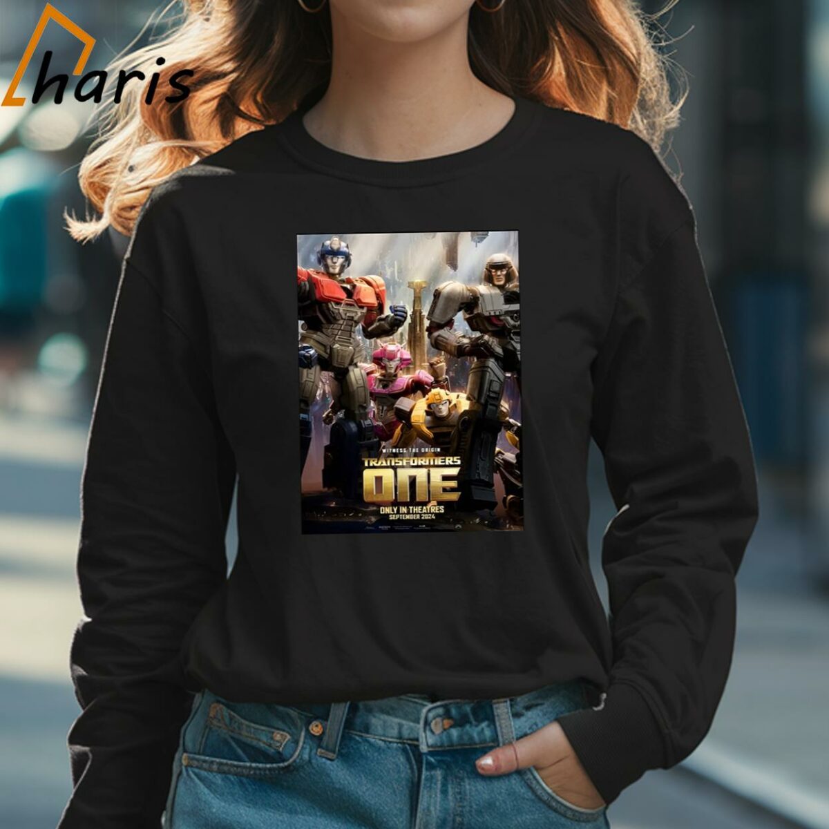 Transformers One Witness The Origin Only In Theatres September 2024 T shirt 3 Long sleeve shirt