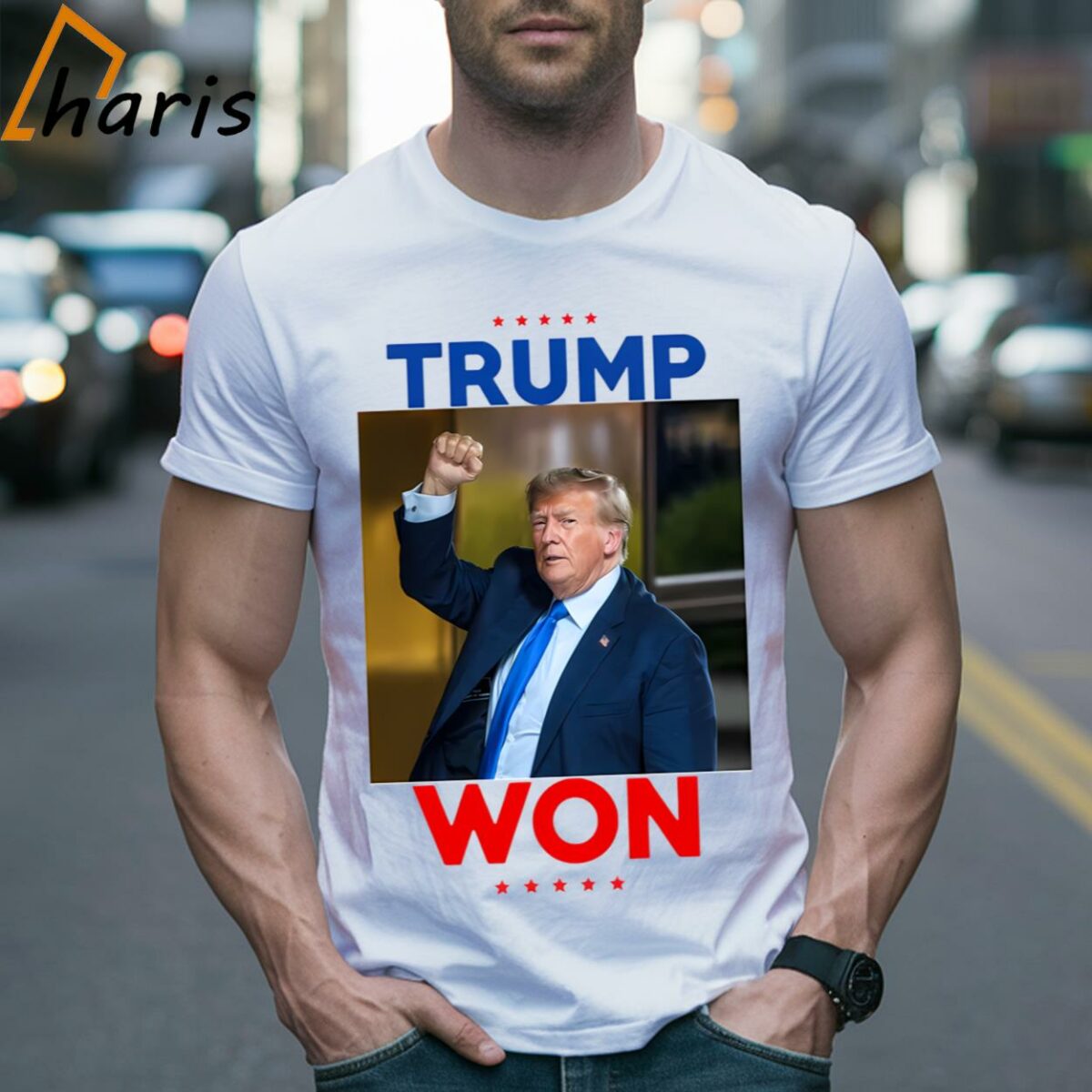 Travis Kelce Wearing Trump Won Shirt 2 Shirt