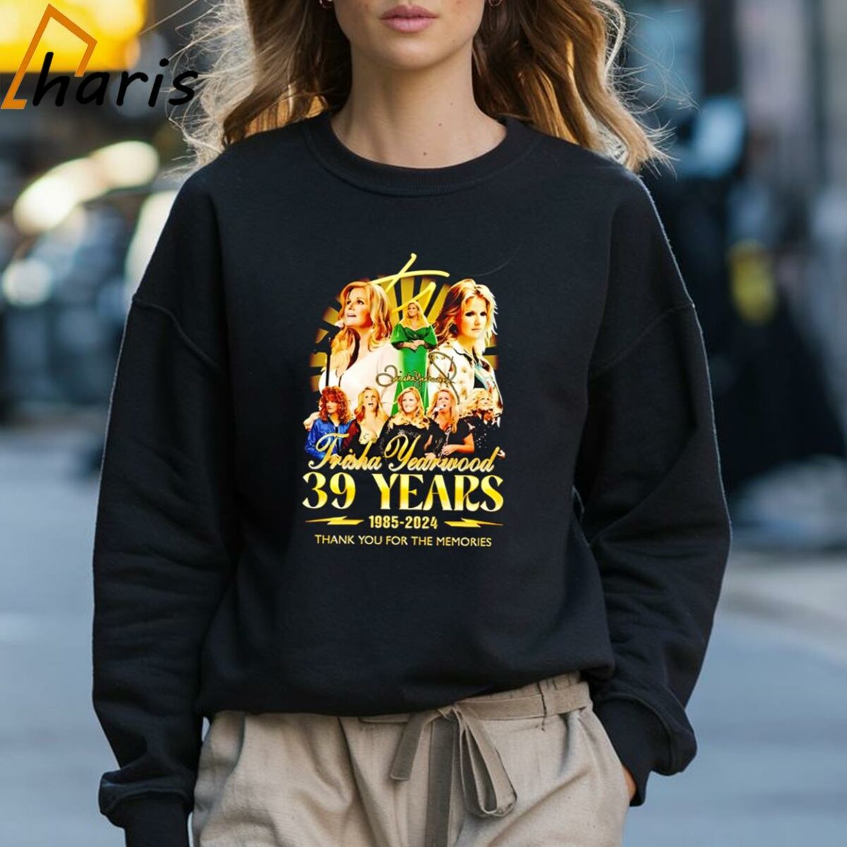 Trisha Yearwood 39 Years 1985 2024 Thank You For The Memories Shirt 3 Sweatshirt