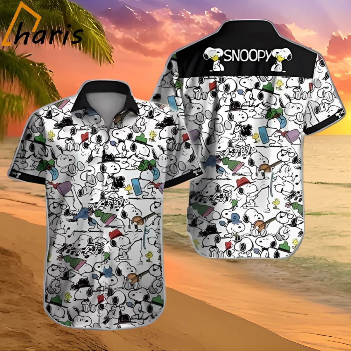 Tropical Snoopy Summer Time All Over Print Hawaiian Shirt 2 2