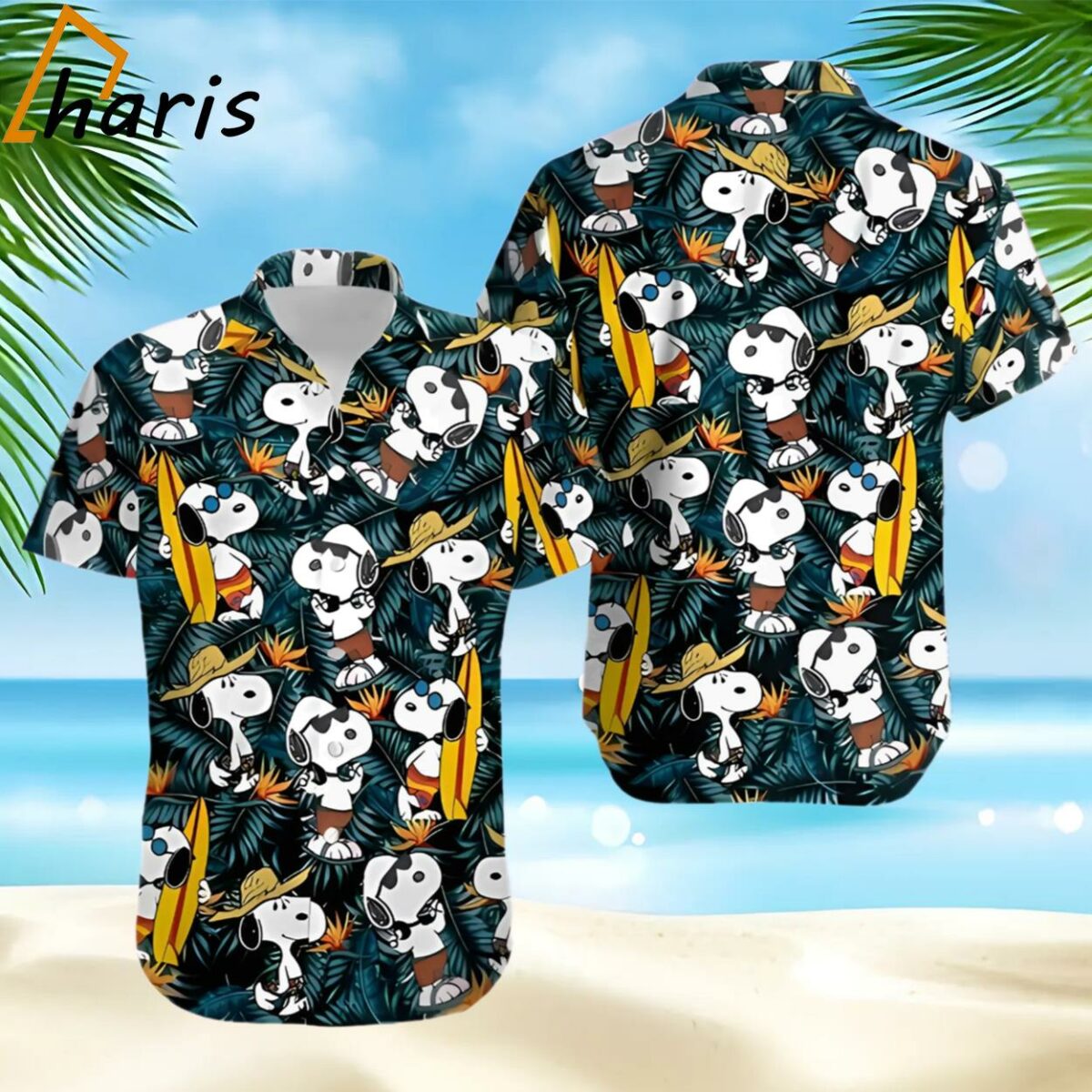 Tropical Snoopy Summer Time Hawaiian Shirt