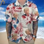 Trump Funny Photo Flower Tropical Floral Hawaii Shirt 1 1