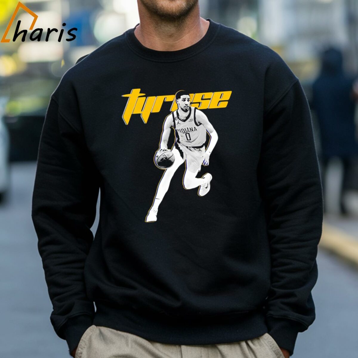 Tyrese Haliburton 0 Indiana Pacers Basketball Graphic Shirt 4 Sweatshirt