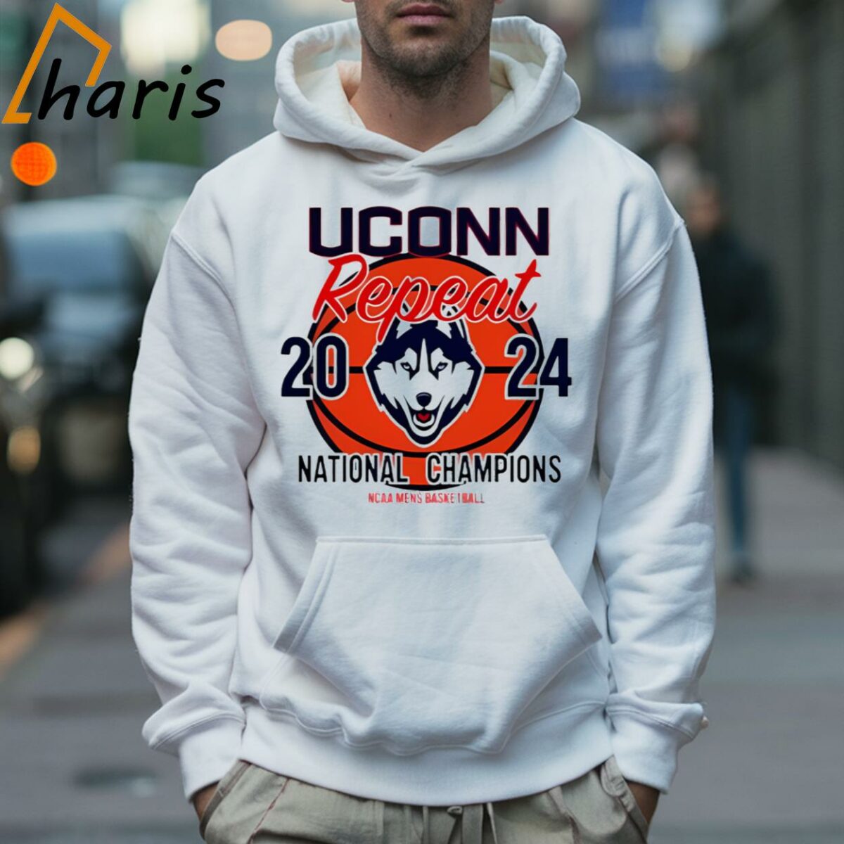 UCONN Repeat 2024 National Champions NCAA Mens Basketball Shirts 5 Hoodie