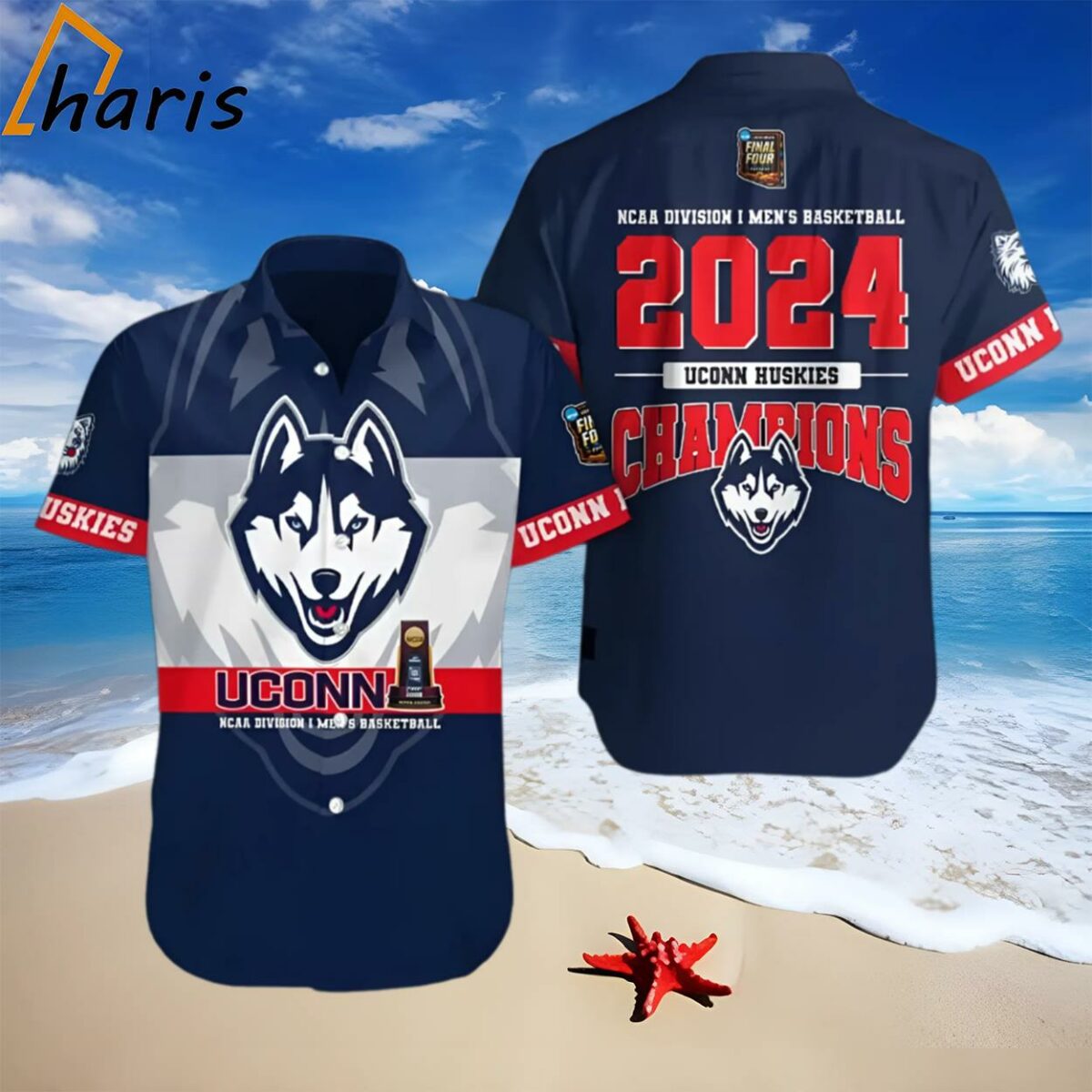 UConn National Champions 2024 Hawaiian Shirt 1 1