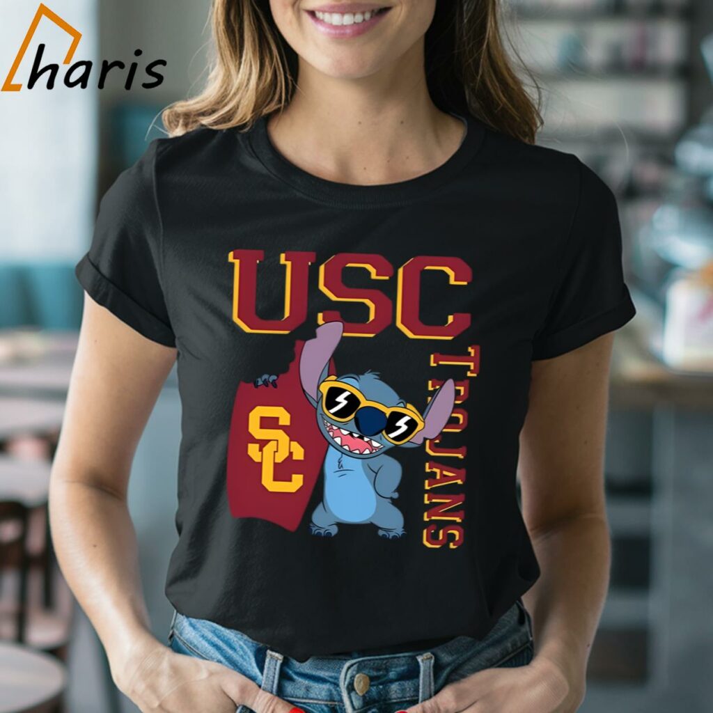USC Trojans Stitch Disney Shirt