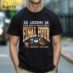 Uconn Huskies 2024 NCAA Mens Basketball Final Four The Road Ends Here Shirt 1 Shirt