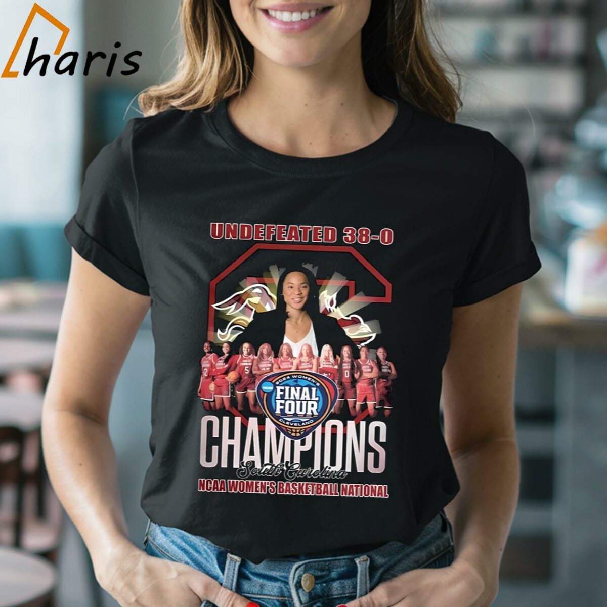 Undefeated 38 0 Champions South Carolina NCAA Womens Basketball National T shirt 2 Shirt
