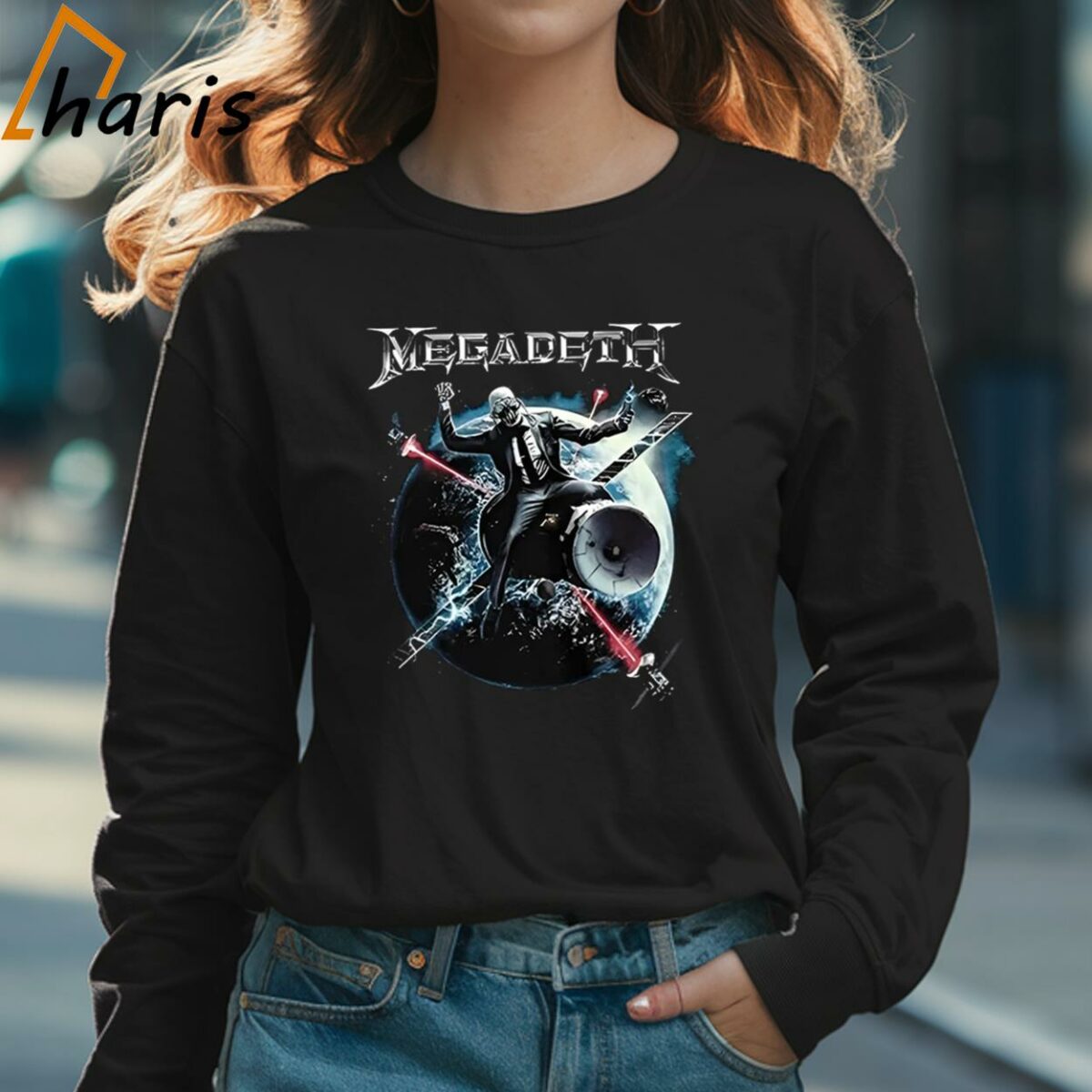 Veeps Megadeth Crush The World Tour T shirt 3 Long sleeve shirt