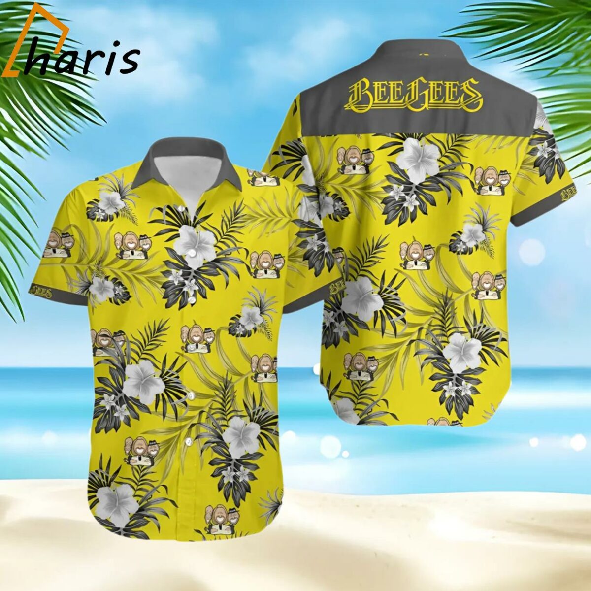 Vintage Bee Gees Hawaii Shirt 1 1