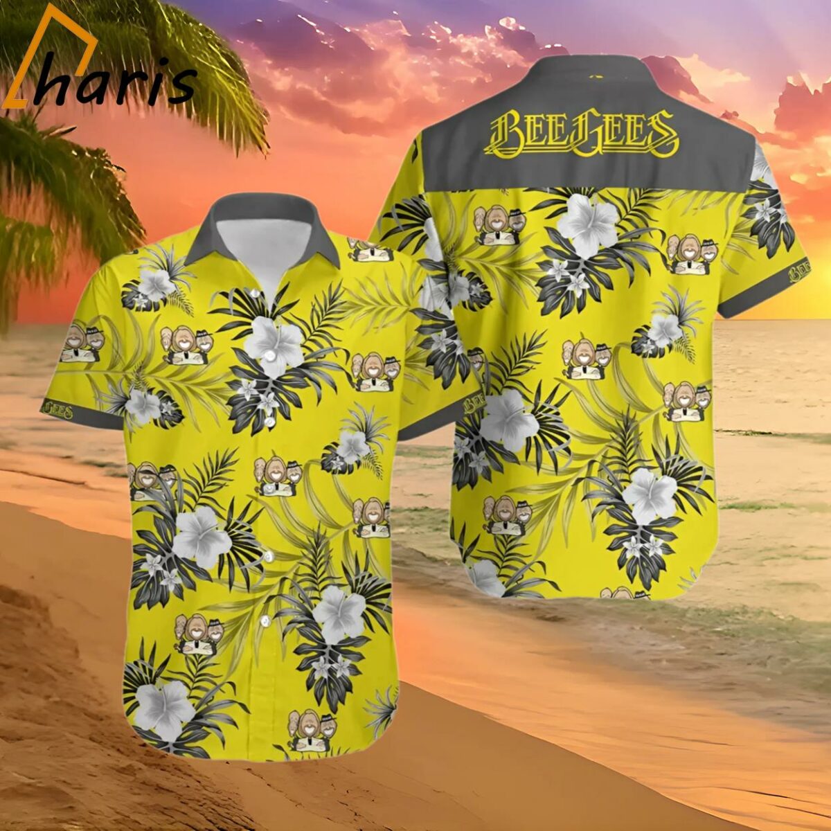 Vintage Bee Gees Hawaii Shirt 2 2