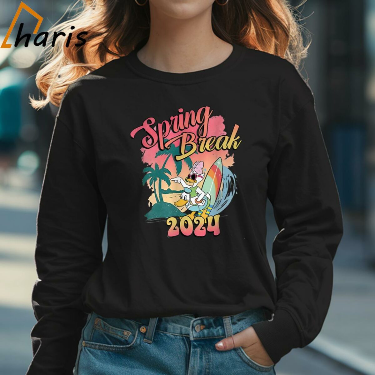 Vintage Disney Spring Break 2024 Shirt 3 Long sleeve shirt