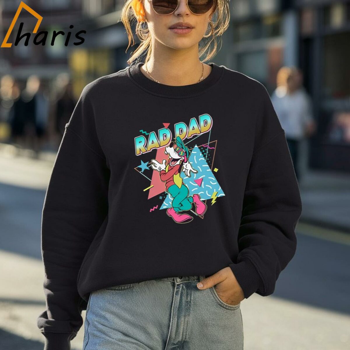 Vintage Goofy Rad Dad Shirt Dad And Son Matching Gift 4 Sweatshirt