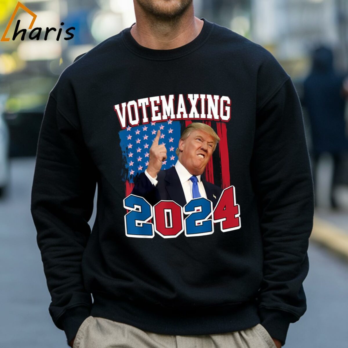 VoteMaxxing 2024 Vote Trump T Shirt 4 Sweatshirt
