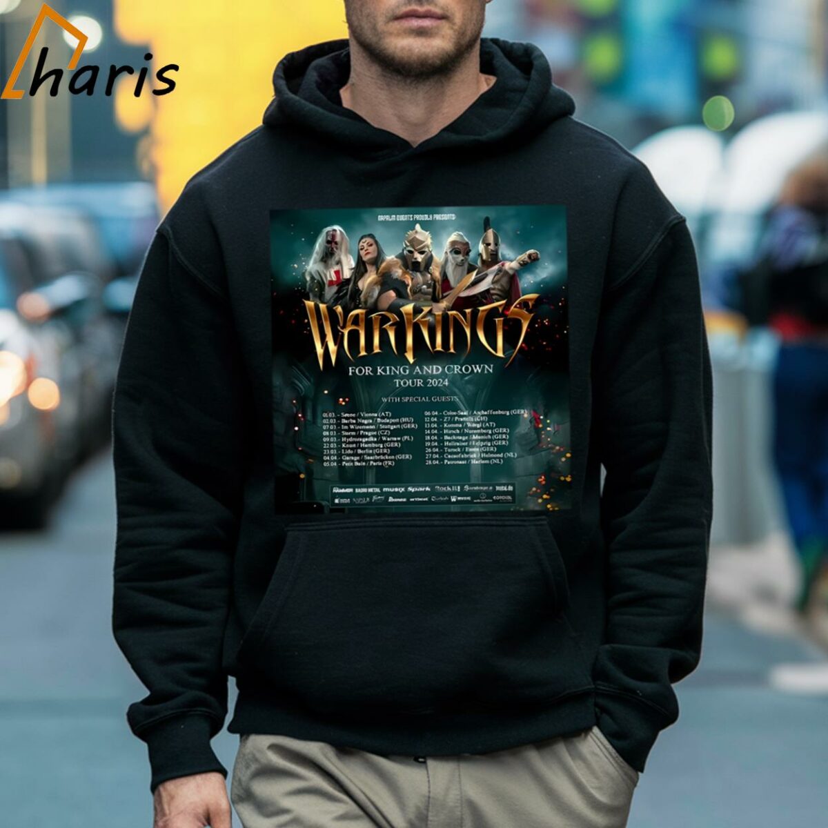 Warkings For King And Crown Tour 2024 Shirt 5 Hoodie