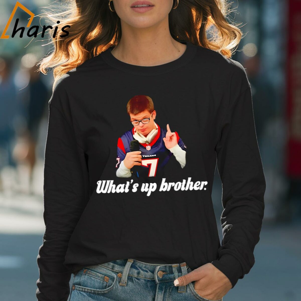 Whats Up Brother The Sketch Real Shirt 4 Long sleeve shirt