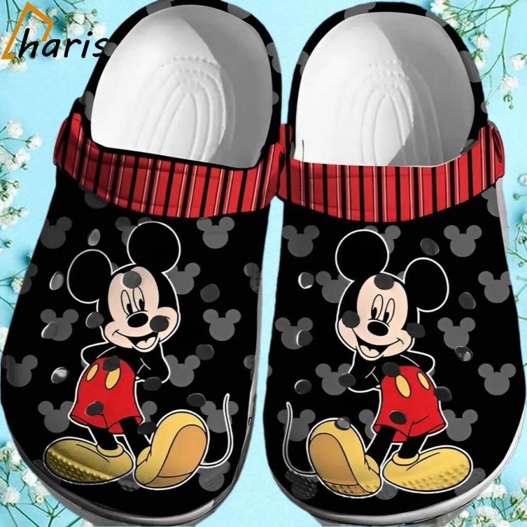 Whimsical Fun Mickey Mouse 3D Clog Shoes