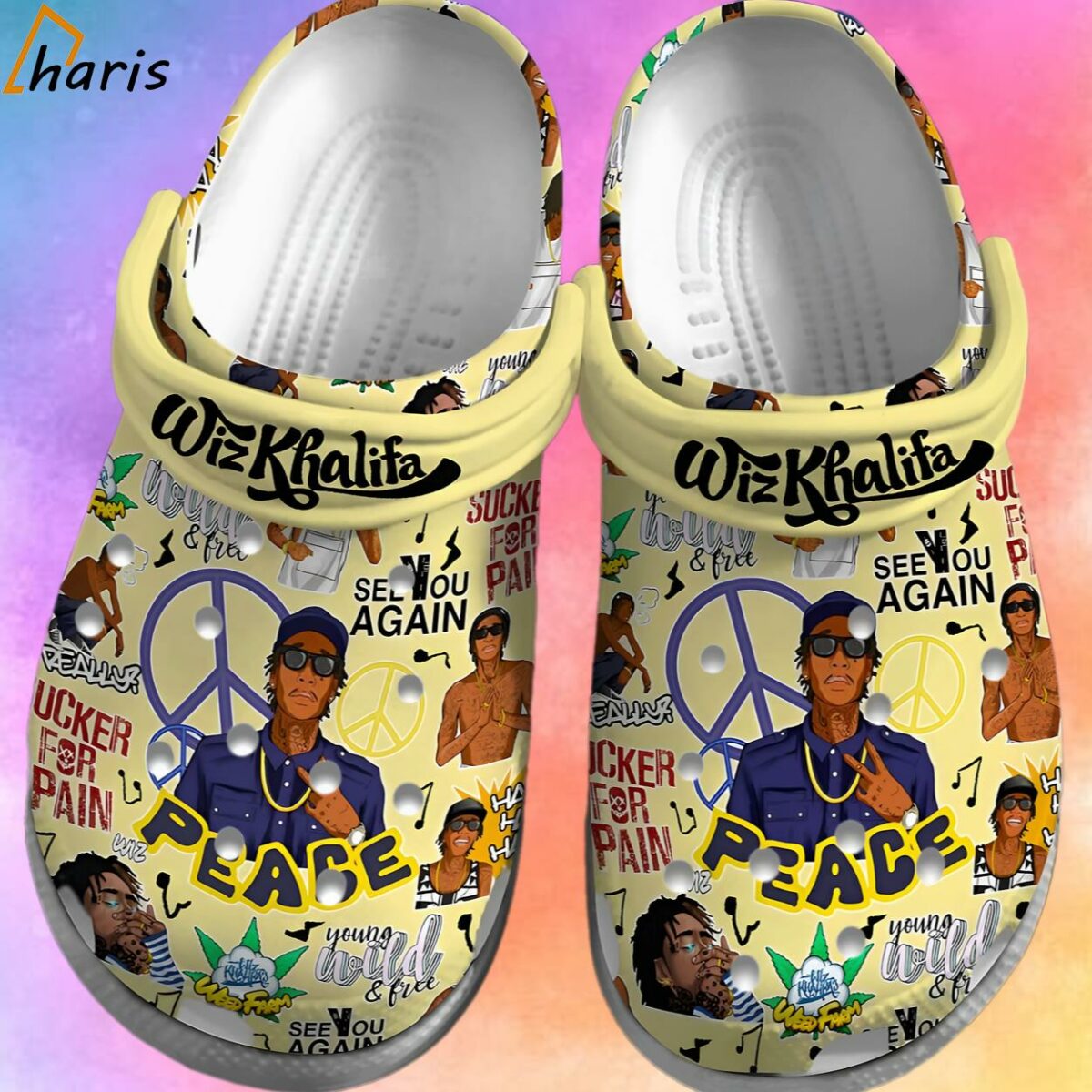 Wiz Khalifa Music Clogs Shoes 1 1