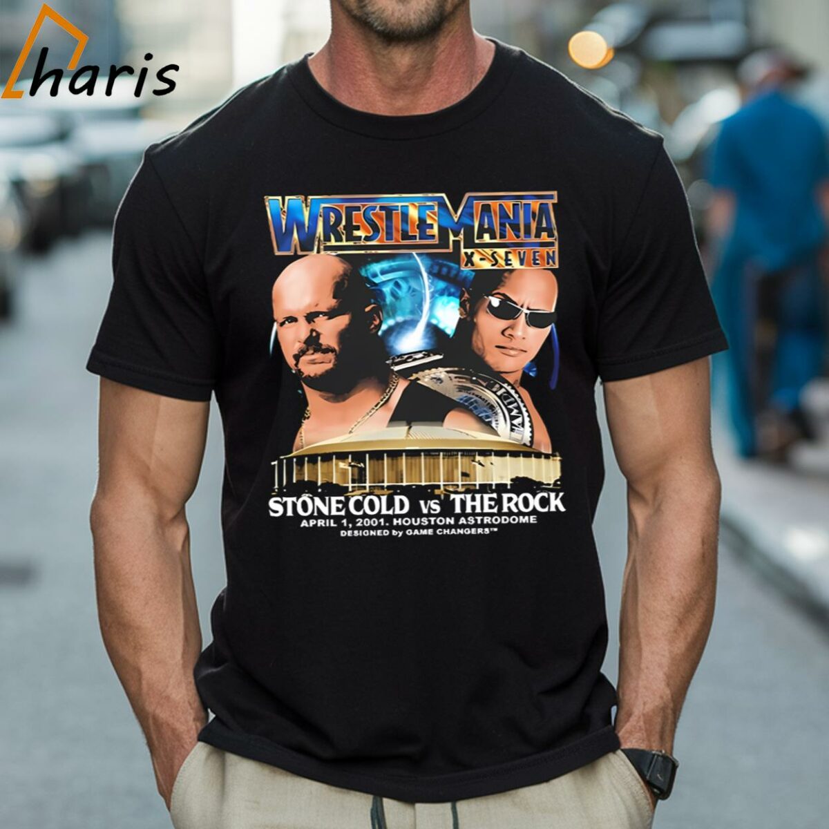 Wrestlemania 17 Stone Cold Vs The Rock T shirt 1 Shirt