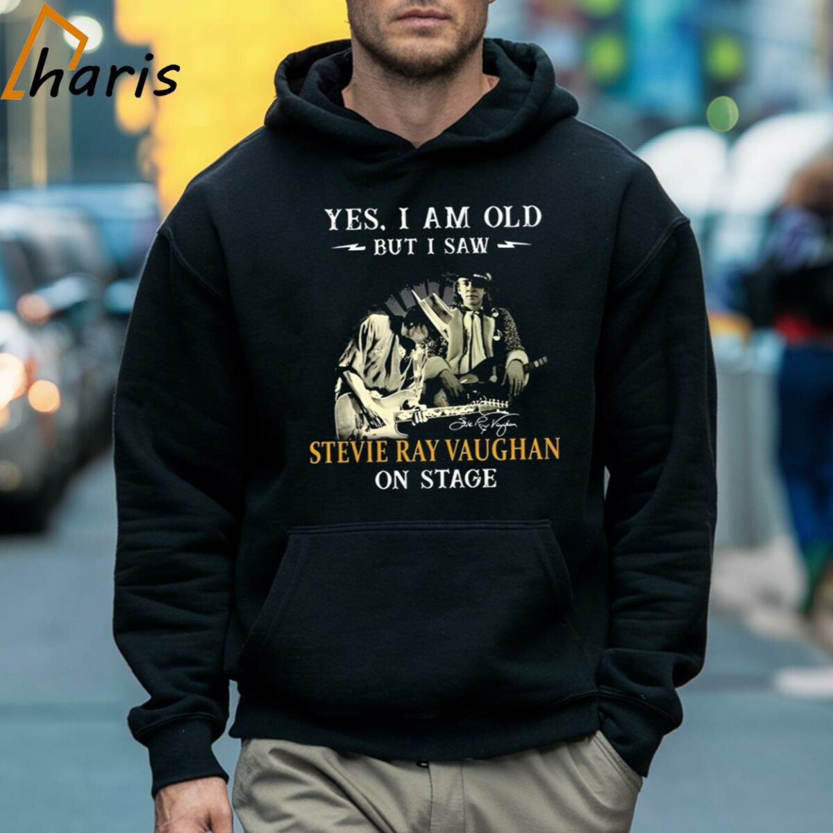 Yes I Am Old But I Saw Stevie Ray Vaughan On Stage Signature T shirt 5 Hoodie